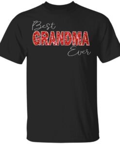 Womens Best Grandma Ever Boy Girl Matching Family T-Shirt