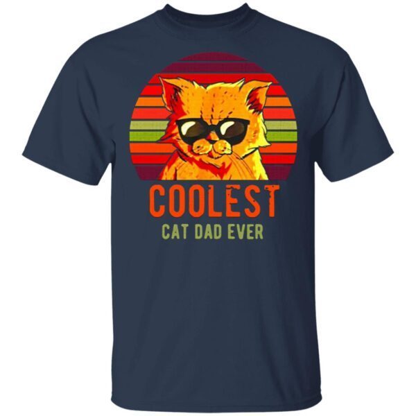 Coolest Cat Dad Ever Vintage T-Shirt