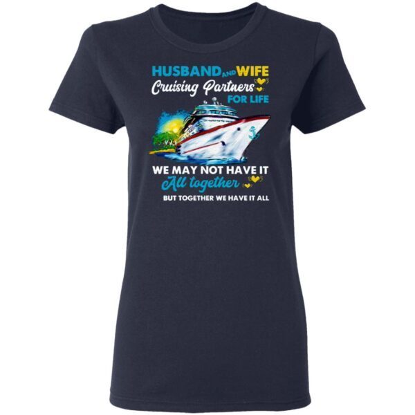Husband And Wife Cruising Partners For Life Ship T-Shirt