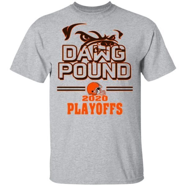 Dawg Pound 2020 Playoffs Cleveland Browns T-Shirt