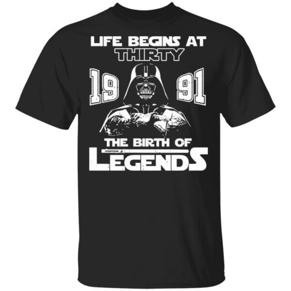 The Mandalorian Life Begins At Thirty 1991 The Birth Of Legend T-Shirt