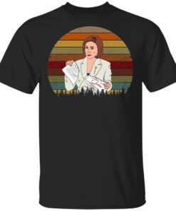 Nancy Pelosi Ripping State Of The Union Speech Vintage Retro Distressed T-Shirt