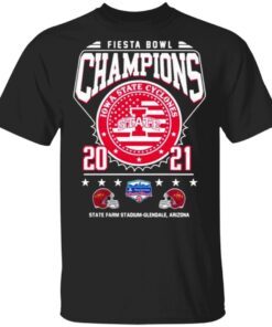 Fiesta Bowl Champions Iowa State Cyclones State 2021 State Farm Stadium Glendale Arizona T-Shirt