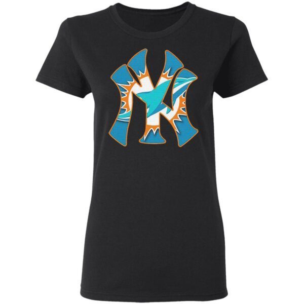 New York Yankees Miami Dolphins T-Shirt