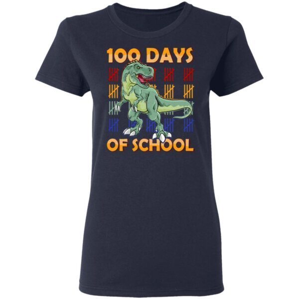 100 Days Of School Dinasour Youth T-Shirt
