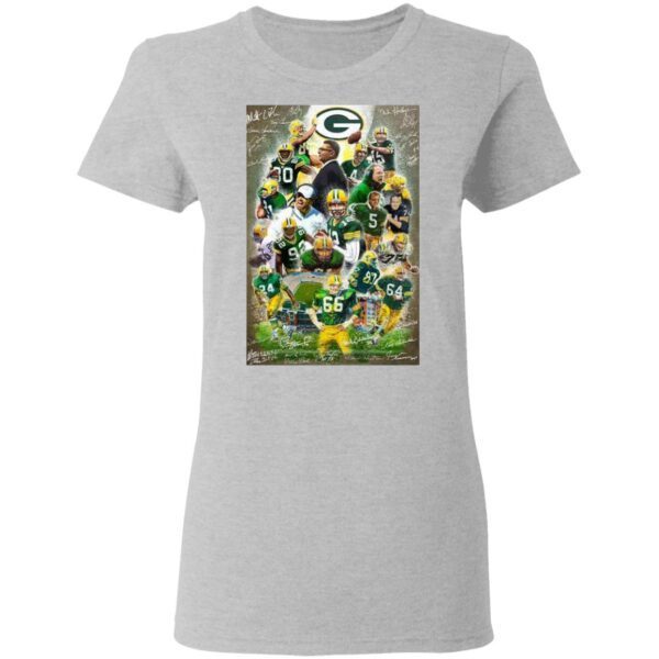 Green Bay Packers Team FootballPlayers 2021 signatures T-Shirt