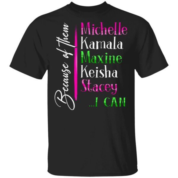 Aka Sorority Sister 1908 Michelle Kamala Maxine Keisha Stacey T-Shirt