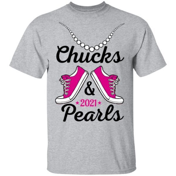 Pink Chuck and Pearls 2021 Kamala Harris T-Shirt