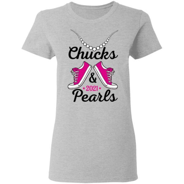 Pink Chuck and Pearls 2021 Kamala Harris T-Shirt