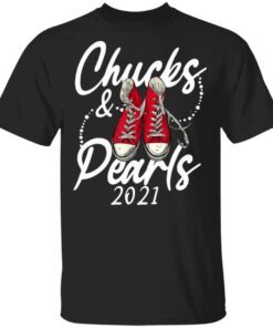 Chucks and Pearls Kamala Harris 2021 T-Shirt