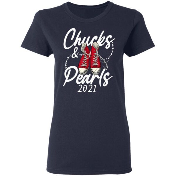 Chucks and Pearls Kamala Harris 2021 T-Shirt