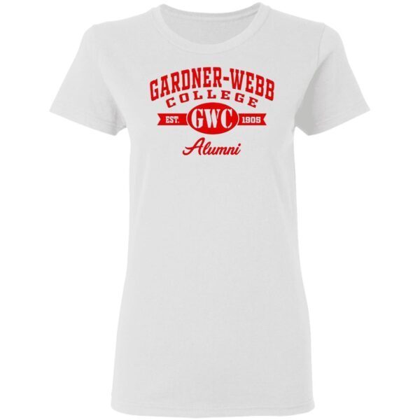Gardner Webb College est GWC 1905 Alumni T-Shirt