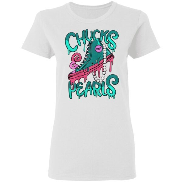 Kamala Harris 2021 Chucks and Pearls T-Shirt
