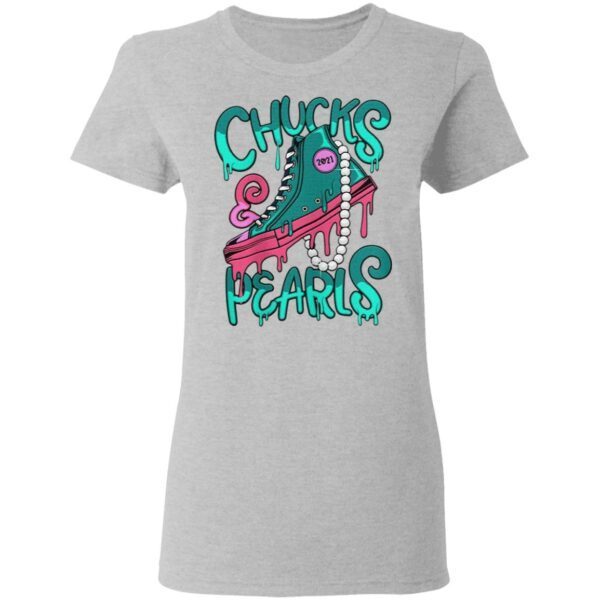 Kamala Harris 2021 Chucks and Pearls T-Shirt