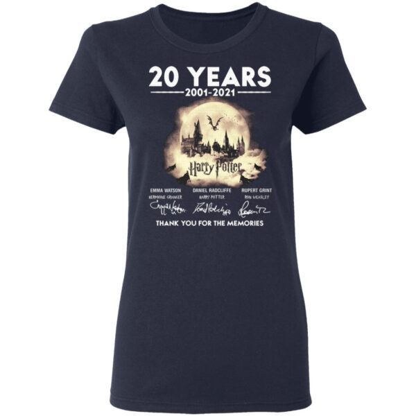 20 years 2002-2021 Harry Potter signatures T-Shirt