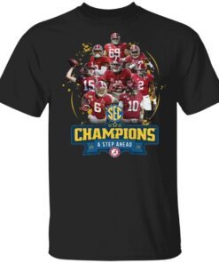 Alabama Crimson Tide SEC Champions a step ahead 2020 T-Shirt