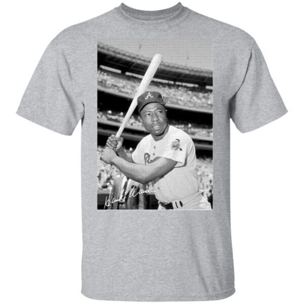 Rip Hank Aaron 1934 2021 signature T-Shirt