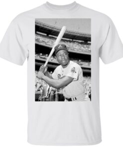 Rip Hank Aaron 1934 2021 signature T-Shirt