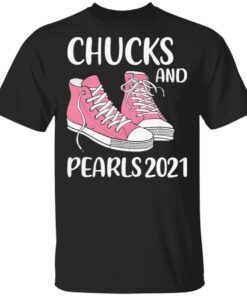 Chucks and Pearls 2021 Valentine T-Shirt