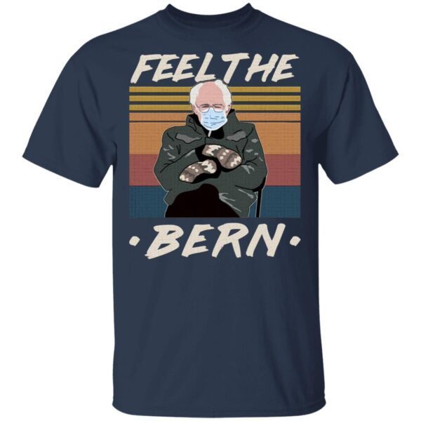 Feel The Bern Bernie Sanders Mittens Vintage T-Shirt