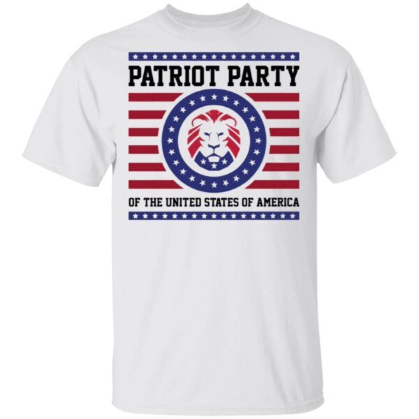 Patriot Party Of The United States Of America Pro Trump T-Shirt