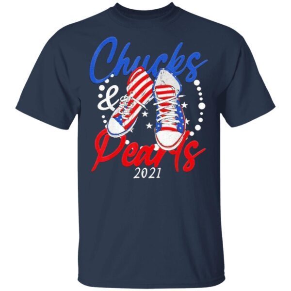 Chucks and Pearls 2021 Flag US T-Shirt