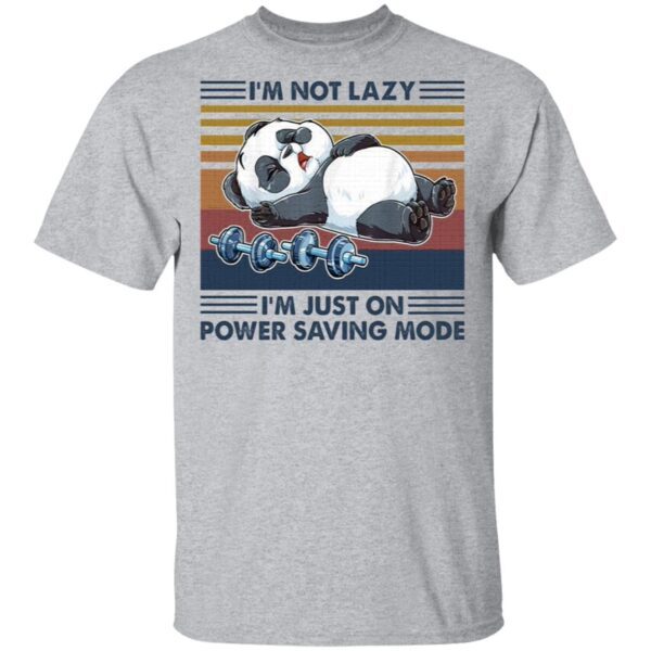 Bear I’m not lazy I’m just on power saving mode T-Shirt