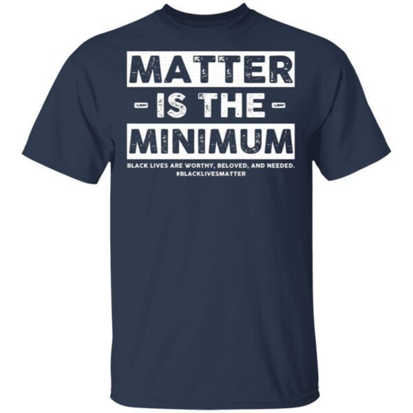 Matter Is The Minimum Black Lives Matter T-Shirt