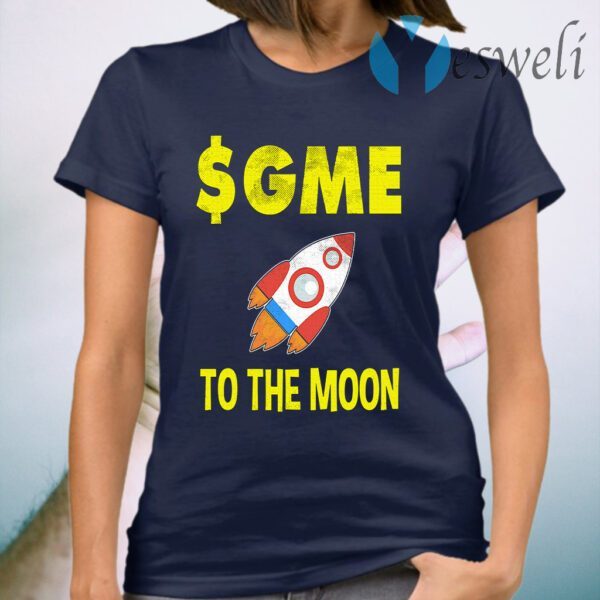 $GME To The Moon Ff GameStonk T-Shirt