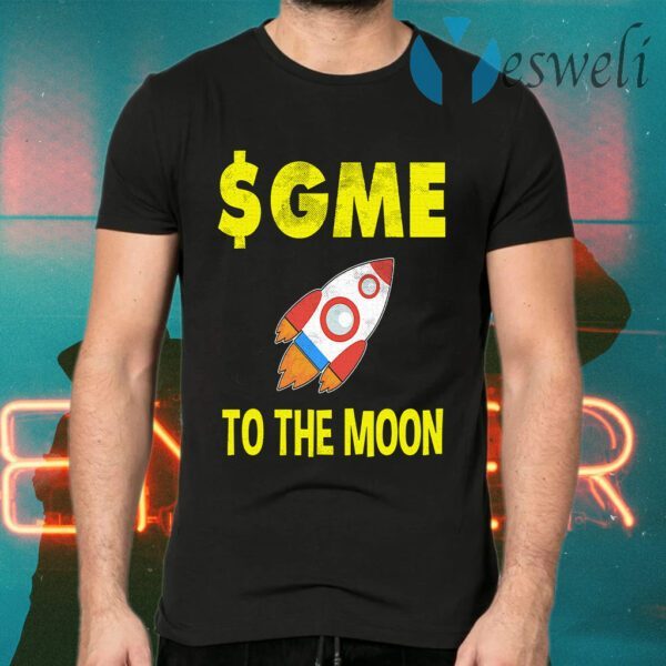 $GME To The Moon Ff GameStonk T-Shirt