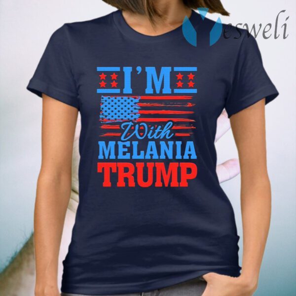 I’m with Melania Trump Pro Trump Biden Not My President Political T-Shirt