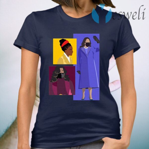 Kamala Harris Michelle Obama Amanda Gorman T-Shirt