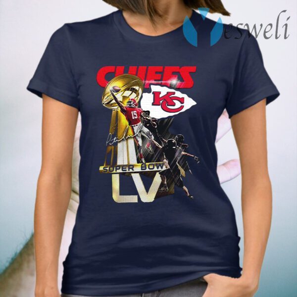 Patrick Mahomes Of Kansas City Chiefs Super Bowl Liv Champions 2021 T-Shirt