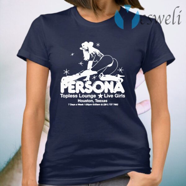 Persona Topless Lounge Live Girls T-Shirt