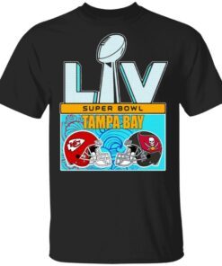2021 Super Bowl LV Tampa Bay Buccaneers Vs Kansas City Chiefs T-Shirt