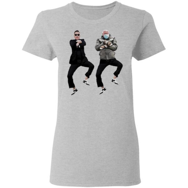 Bernie Sanders Meme With Psy Gangnam Style 2021 T-Shirt