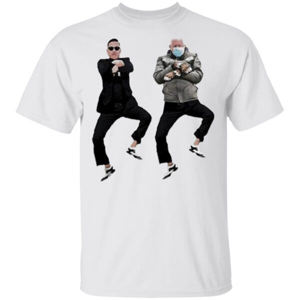 Bernie Sanders Meme With Psy Gangnam Style 2021 T-Shirt