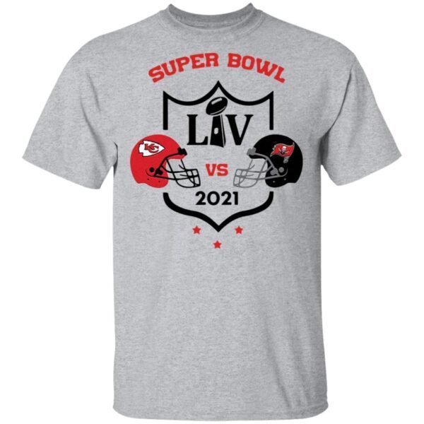 Super Bowl LIV Kansas City Chiefs Vs Tampa Bay Buccaneers 2021 T-Shirt
