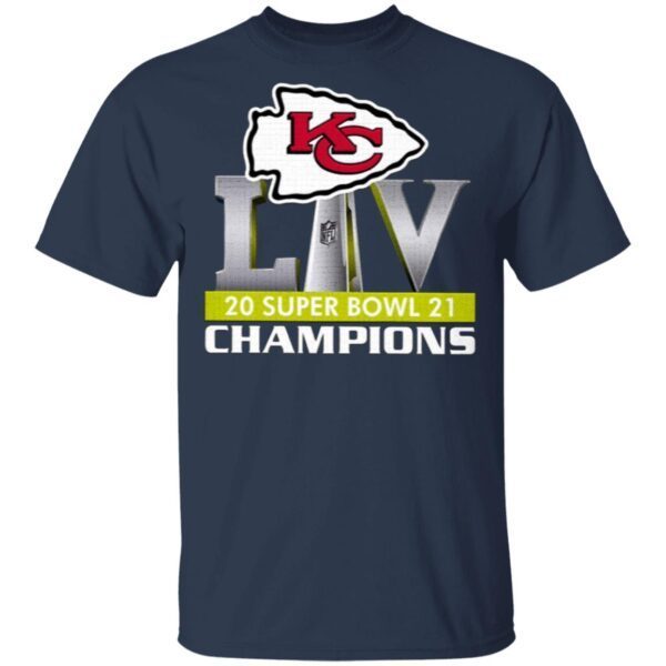 Kansas City Chiefs Liv 2021 Super Bowl Champions T-Shirt