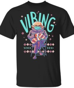 Bernie Sanders Vibing since 2021 Mittens Meme T-Shirt