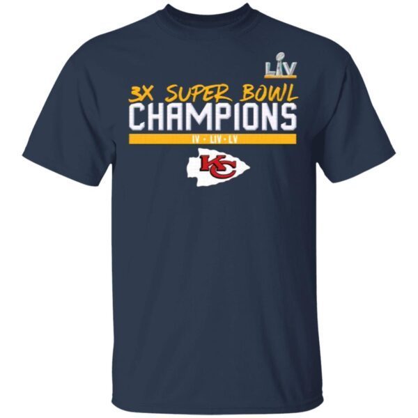 Kansas city chiefs 3x super bowl champions T-Shirt