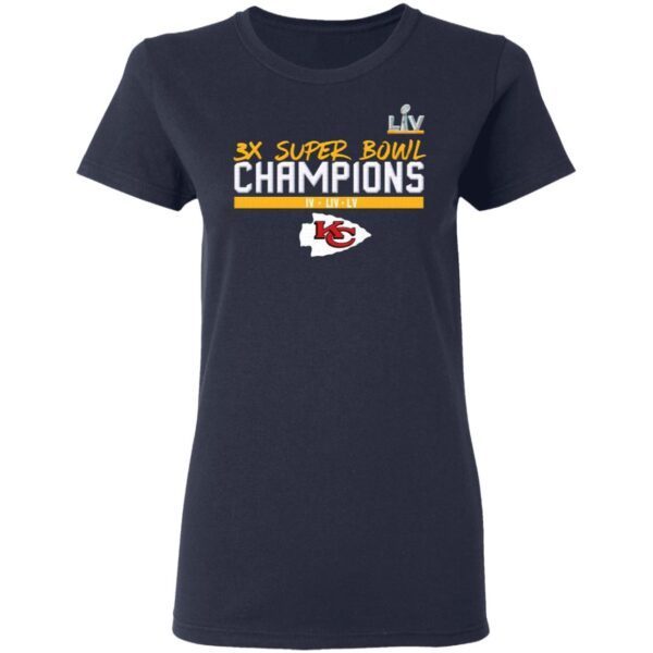 Kansas city chiefs 3x super bowl champions T-Shirt