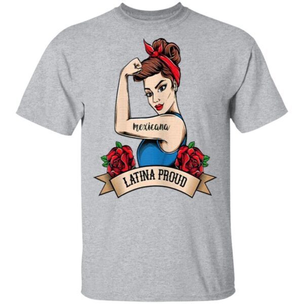Women’s Mexicana Latinx Latina Proud Gift For Latina Regalo Novia T-Shirt