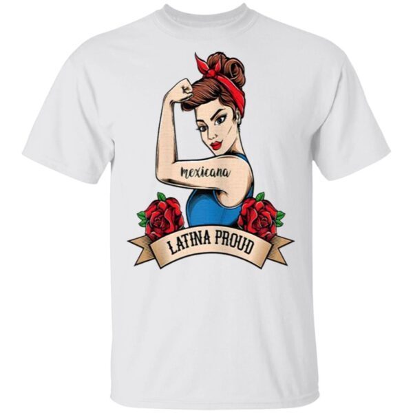 Women’s Mexicana Latinx Latina Proud Gift For Latina Regalo Novia T-Shirt