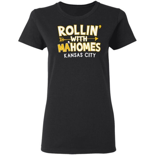 Great KC Red Rollin With Mahomes Kansas City T-Shirt