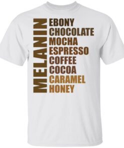 Melanin Black Queen African American Women Many Shades of Brown T-Shirt