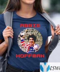 Abbie Hoffman In His American Flag TeeShirt