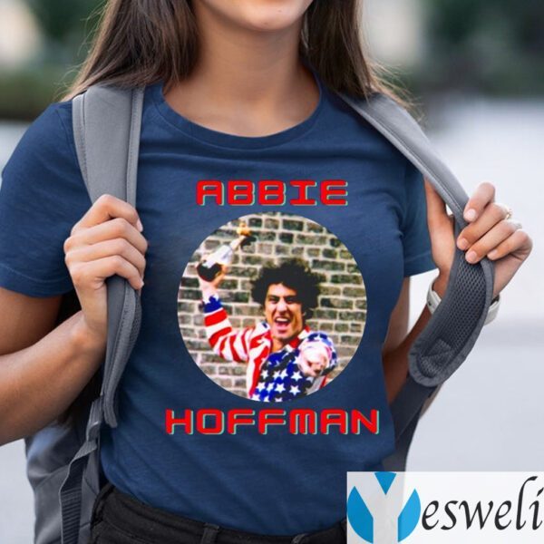 Abbie Hoffman In His American Flag TeeShirt