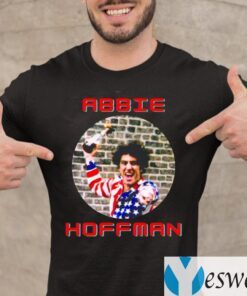 Abbie Hoffman In His American Flag TeeShirts