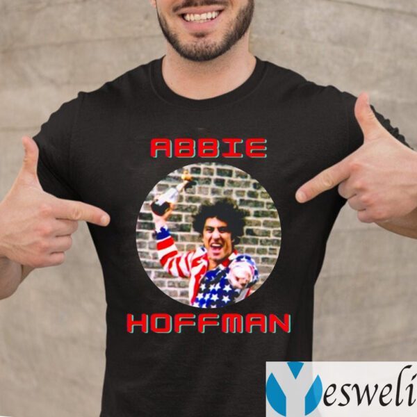 Abbie Hoffman In His American Flag TeeShirts